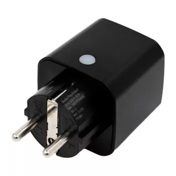 Shelly Plug PM Gen3 Matter 13A viedais kontaktdakšs, melns