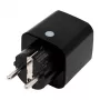 Shelly Plug PM Gen3 Matter 13A viedais kontaktdakšs, melns