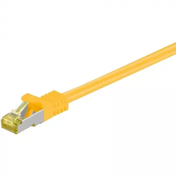 Wentronic Goobay Cat.7 Raw Cable Patch Cable, S/FTP (PiMF), Dzeltens, 1,5 m - LSZH Halogēns-Brīvs, Varš, RJ45 Spraudnis (91593)