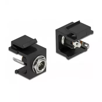 Keystone modulis DC 5,5 x 2,1 mm sievišķais DeLOCK 86849