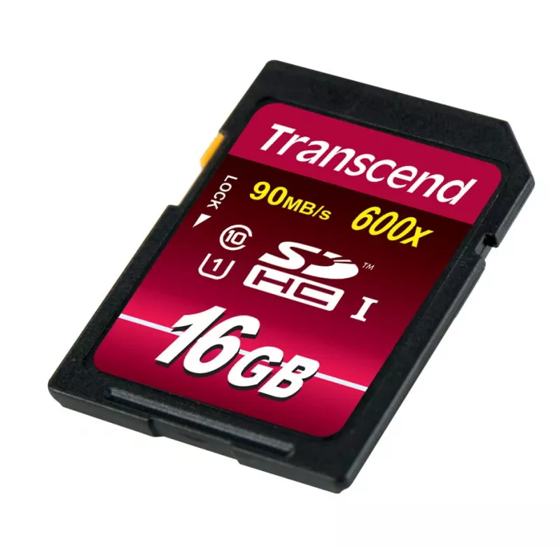 Transcend 16GB SDHC Class 10 UHS-I 600x atmiņas karte TS16GSDHC10U1