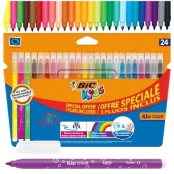 BIC flomāsteri KIDS COLOUR, 24 krāsas 103240