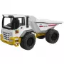 Rotaļu pašizgāzējs BRUDER ROADMAX modelis 03470 – bērnu celtniecības transportlīdzeklis, izturīga plastmasa, kustīga kravas kaste