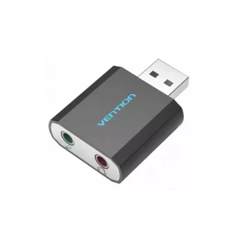 Vention USB ārējā skaņas karte Black Metal Type