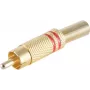shiverpeaks BS52020-R RCA zelta vadu savienotājs