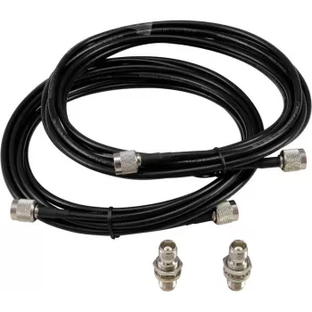 Koaksiālais antenas kabelis Omnitronic TNC-Set 5 m, TNC vīriešu–TNC vīriešu, 5 m garums