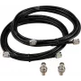 Koaksiālais antenas kabelis Omnitronic TNC-Set 5 m, TNC vīriešu–TNC vīriešu, 5 m garums