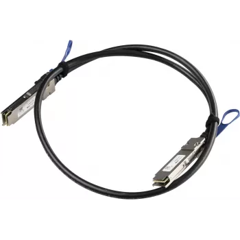Optiskā tīkla kabelis MikroTik XQ+DA0003 QSFP+ uz QSFP+ 3m Melns