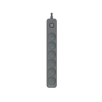 TRACER TRALIS47025 pagarinātājs 1,8 m, 6 kontaktligzdas