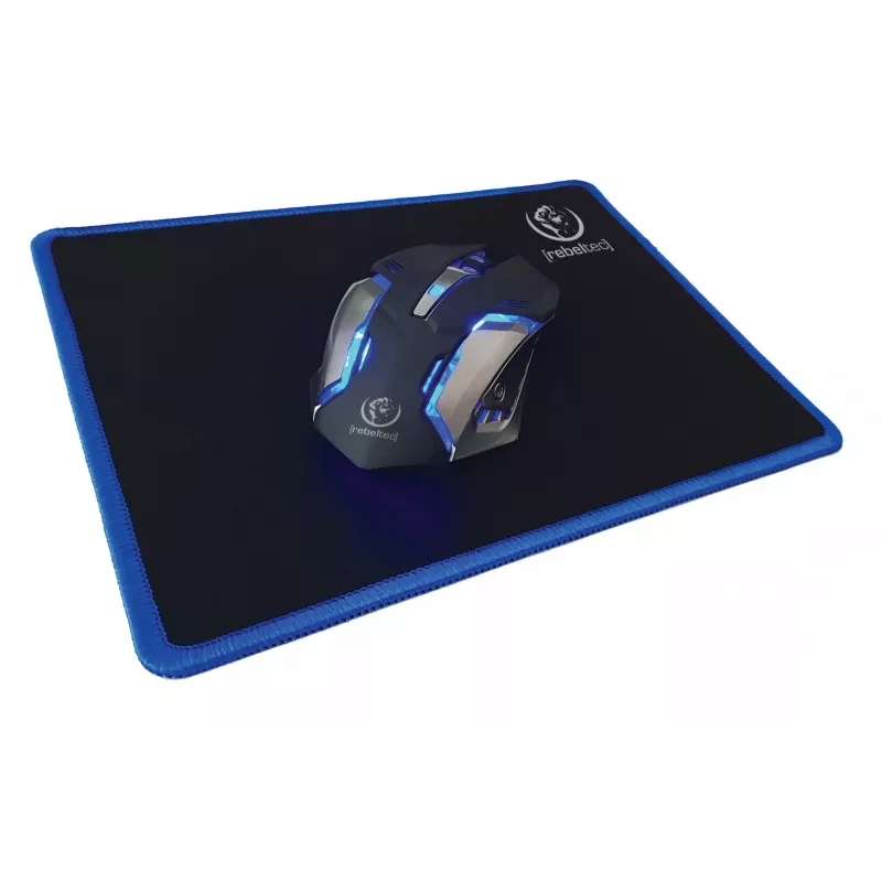 Rebeltec SHERMAN Gaming USB QZERTY Angļu Melna tastatūra ar peli