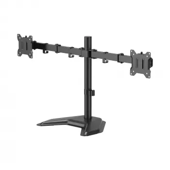Sbox LCD-F024-3 Divu Monitoru Galda Stiprinājums (17-32/2x10kg/100x100)
