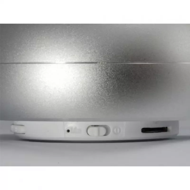 Conceptronic BEATTIE 01S bezvadu Bluetooth skaļrunis, 3 W, Bluetooth 3.0+HS, ar mikrofonu, microSD, Micro-USB, sudrabains