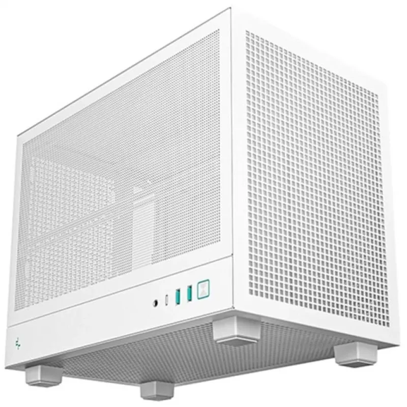 Datora korpuss DeepCool CH160 MESH WH, ATX, Balts