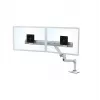 Galda stiprinājums Ergotron LX Series Dual Direct Arm 63,5 cm (25 collas) Balts