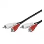 Audio kabelis Goobay AVK 128-250 2.5m 2 x RCA Melns