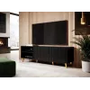 Cama RTV skapis PAFOS 150x42x52 melns matēts