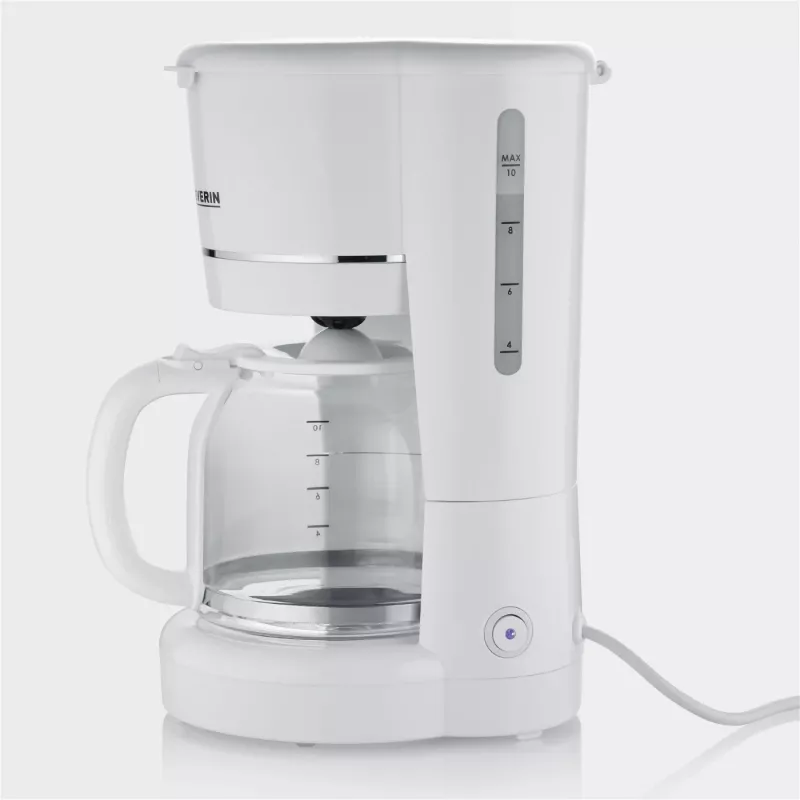 Severin KA 4323 pilienu filtra kafijas aparāts, 1,25 l, 10 krūzītes, 900 W, balts