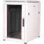 ROLINE Pro tīkla skapis ar stikla durvīm, 600 x 800 mm, 16U, 19 inch, pelēks RAL 7035 (26.21.0048)