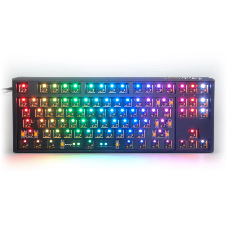 Ducky One 3 Hot-Swap Barebone TKL tastatūra Gaming USB US English Melna