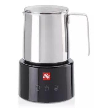 Piena putotājs/sildītājs Illy 23760 Melns Nerūsējošais tērauds 250 ml