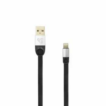 Sbox USB 2.0-8-Pin/2.4A melns/sudrabs