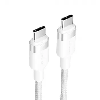 USB-C uz USB-C kabelis Vention TRW USB 2.0 2 m 0.48 Gbit/s 60 W Balts