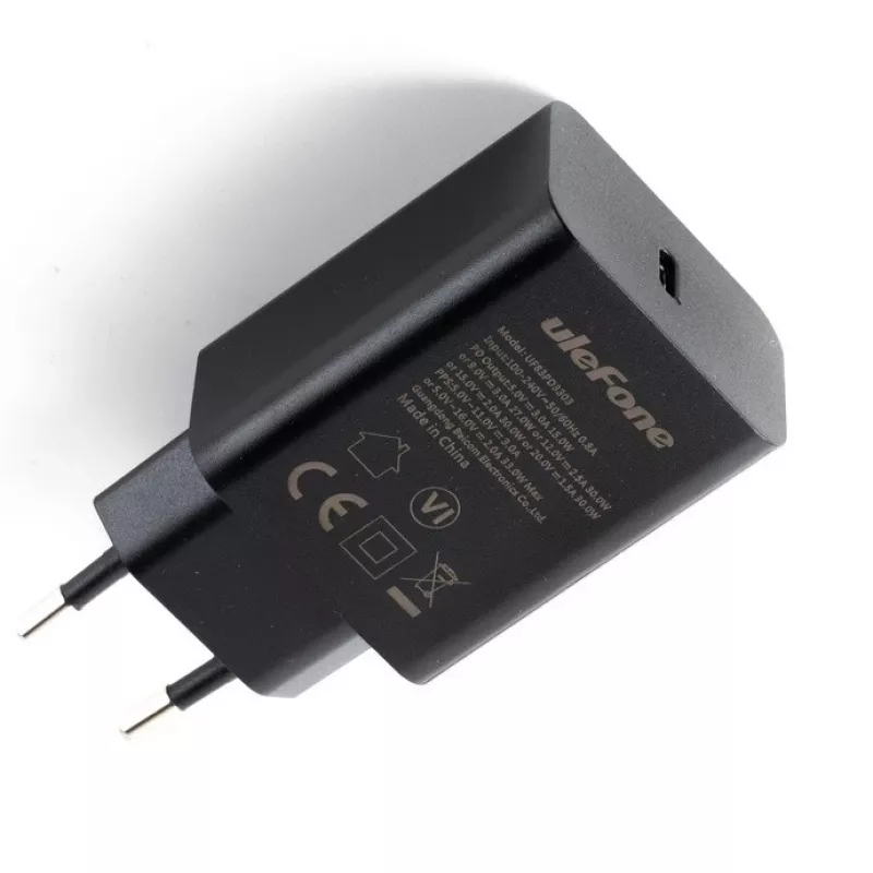 UleFone 33W lādētājs — USB tīkla adapteris 33W