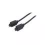 shiverpeaks 0.5m Toslink optiskais kabelis - Toslink vīriešu savienotāji - melns (BS69004-0.5)