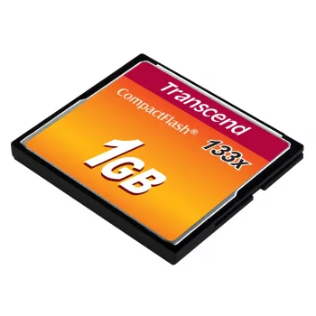 Transcend CompactFlash atmiņas karte 1 GB 133x (TS1GCF133)