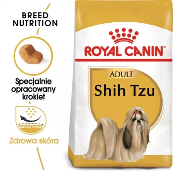 Sausā suņu barība Royal Canin Shih Tzu Adult 7.5 kg — vistas gaļa, 24% olbaltumvielas, 20% tauki