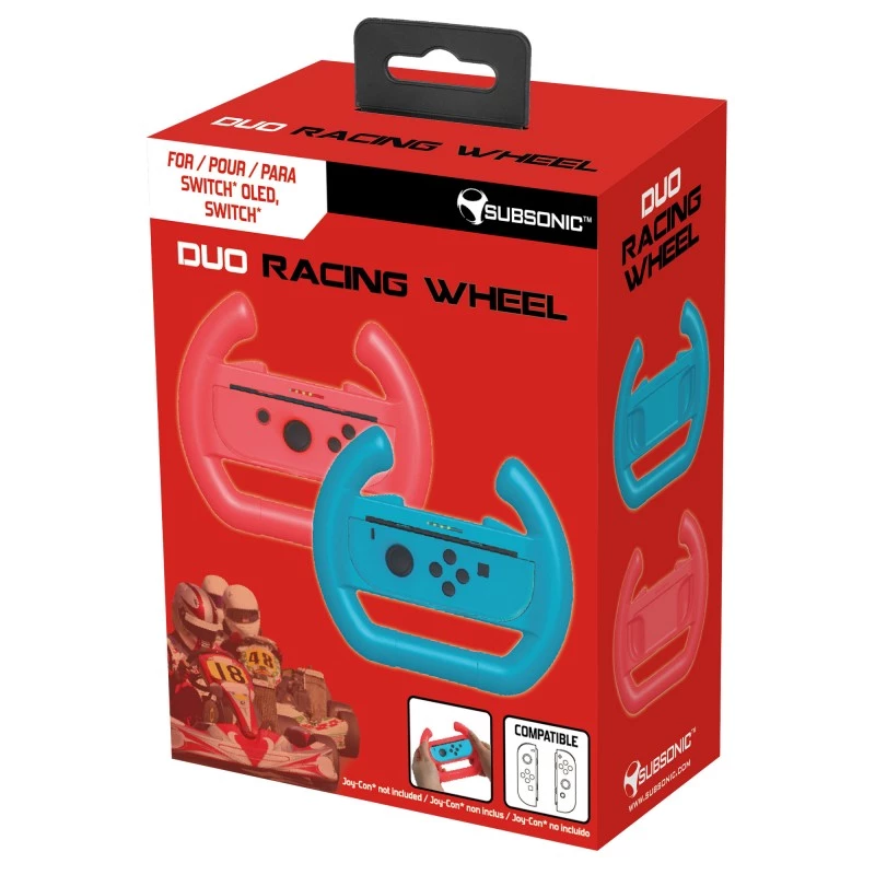 Subsonic Superdrive sacīkšu stūre Nintendo Switch Joy-Con, 2 gab. (SA5597)