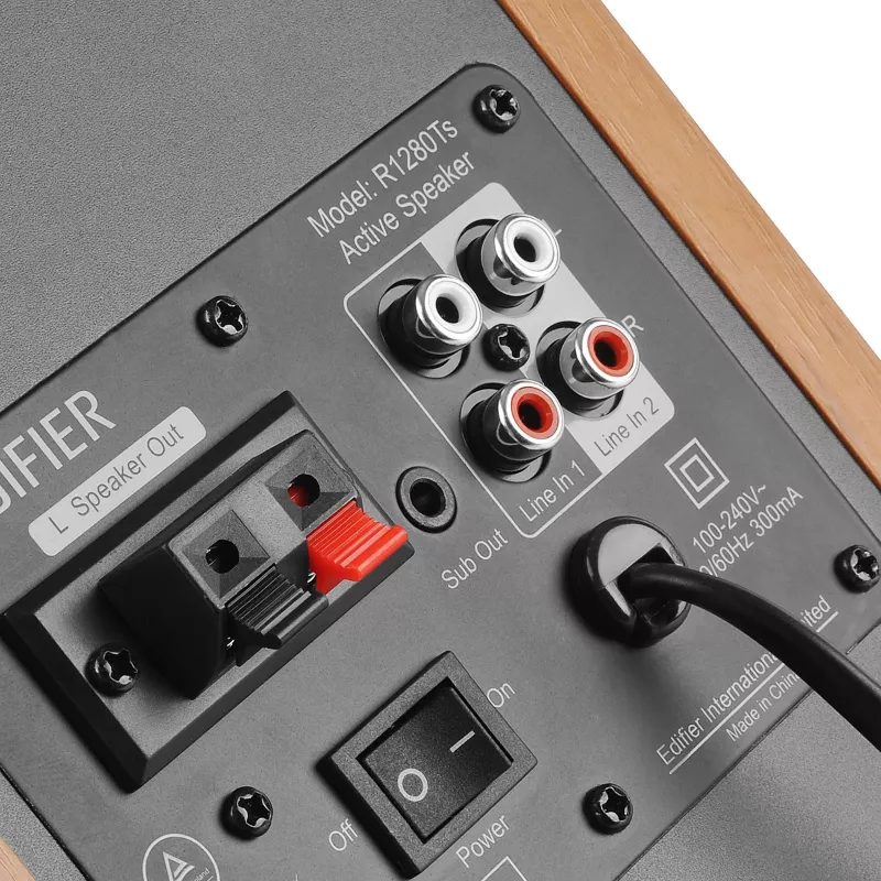 Edifier Studio R1280Ts 2.0 koka/sudraba mazumtirdzniecība