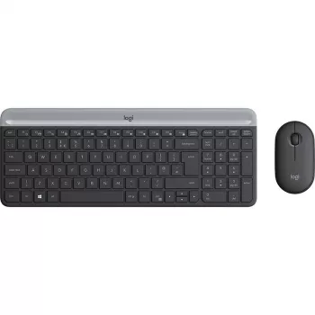 Bezvadu tastatūras un peles komplekts Logitech MK470 Slim Combo