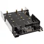 SilverStone SST-SDP12 3,5" šahtas adapteris 2x M.2 SATA un 1x M.2 NVMe SSD