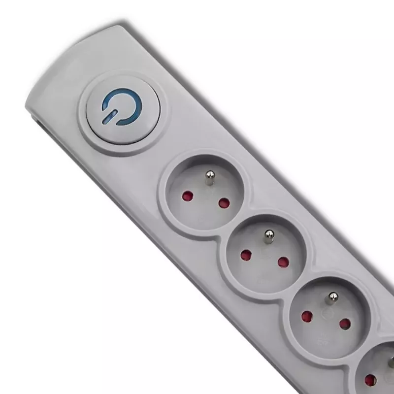 Pārsprieguma aizsargs Qoltec 50272 Pelēks 5 AC Kontaktligzdas 230V 3m