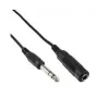 Microconnect AUDNU5 audio kabelis 5 m 6.35 mm Melns