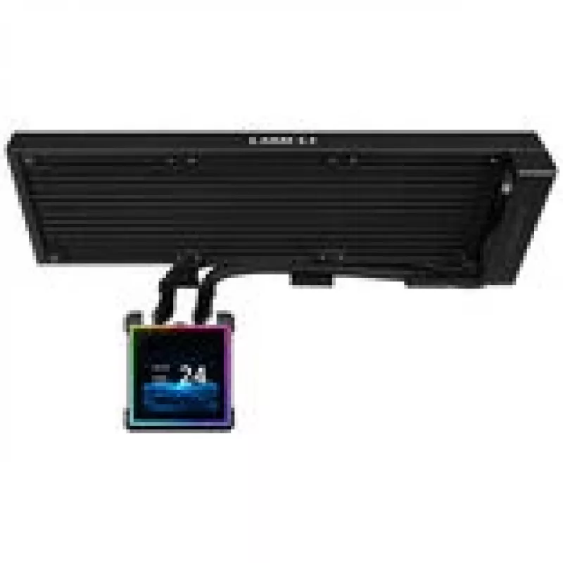 AiO šķidruma dzesētājs Lian Li HydroShift II LCD-S 360mm — RGB LCD displejs, bez ventilatoriem