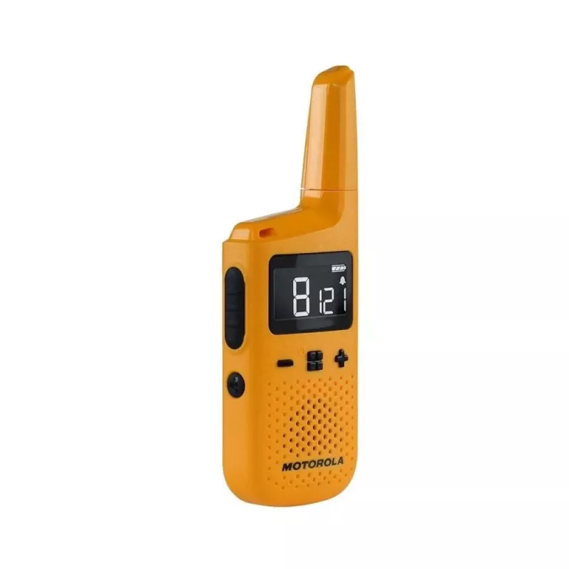 Motorola Talkabout T72 divvirzienu radio 16 kanāli 446.00625 - 446.19375 MHz Oranžs