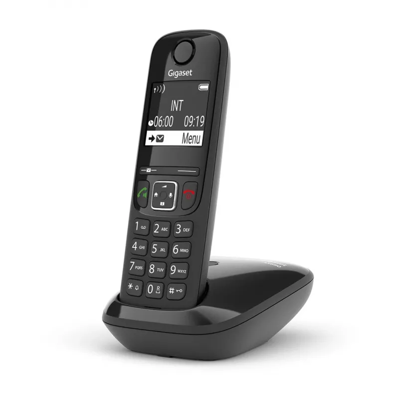 Gigaset AS690 DECT bezvadu telefons, melns