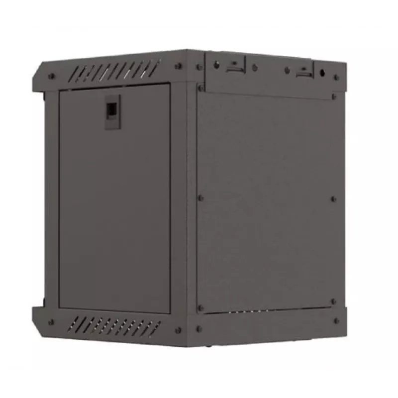 Sienas skapis Lanberg WF11-3306-10B 6U Melns 30 kg
