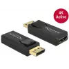 Adapteris DisplayPort uz HDMI, aktīvs, 4K, DeLOCK 65573