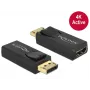 Adapteris DisplayPort uz HDMI, aktīvs, 4K, DeLOCK 65573