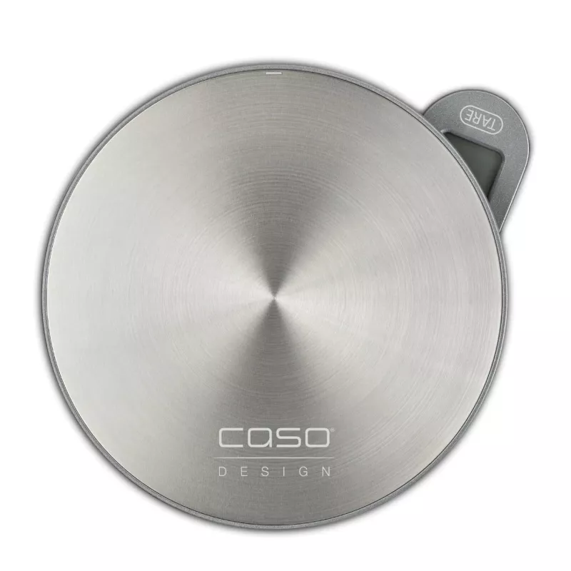 Caso Kitchen EcoMate virtuves svari, 5 kg, 1 g, LCD, nerūsējošais tērauds