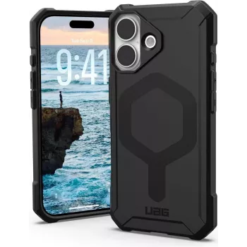 UAG Urban Armor Gear Essential Armor MagSafe Macītis Apple iPhone 17 melns 114542114040