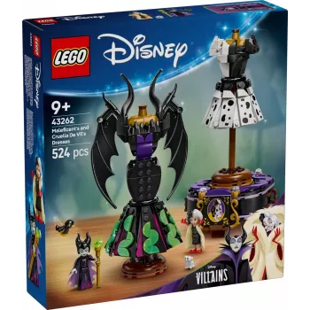 LEGO DISNEY 43262 Maleficent's un Cruella de Vil's Dresses