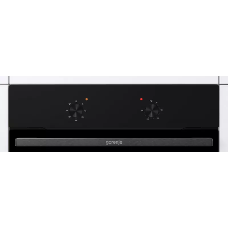 Gorenje Cepeškrāsns BO6615E01B | 60 L | Elektriskā | EnamelClean | Pievilšanas-pagriešanas pogas | Melna