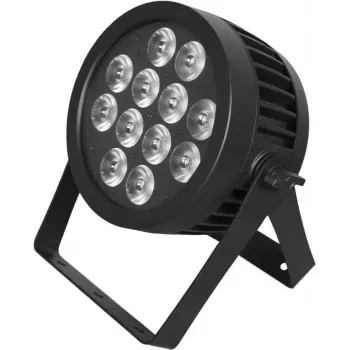 LED PAR gaismeklis EUROLITE 12x8W QCL Spot — 12×8W RGBW LED, kompakts skatuves PAR prožektors