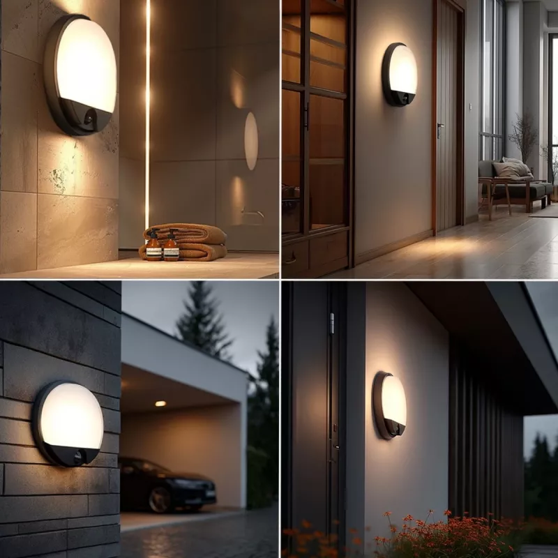 LED lampa 15W ar infrasarkano kustības sensoru MACLEAN MCE291 GR
