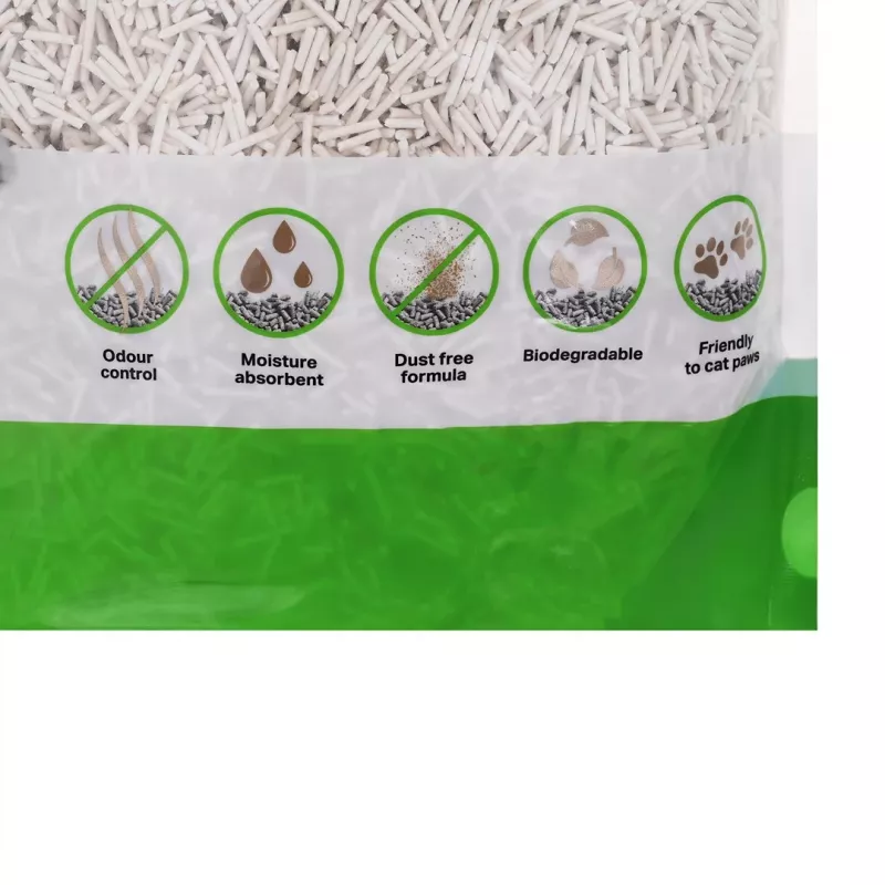 DIAMENTIQ Tofu Neutral Ultra klājošs augu bāzes pakaiši kaķiem - 2.5 kg