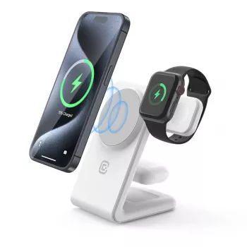 Bezvadu lādētājs 3v1 MagSafe iPhone, Apple Watch un AirPods Crong